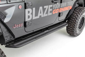 �yGo Rhino �S�[���C�m�z�W�[�v JEEP JL �����O���[ Dominator DS Sliders�h�~�l�[�^�[ DS �X�e�b�v