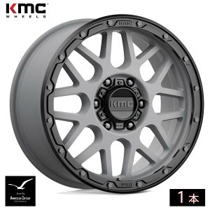 KMC �z�C�[�� KM535 GRENADE OFF-ROAD | MATTE GRAY W/ MATTE BLACK LIP ( 1�{ )