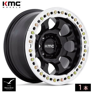 KMC zC[ KM237 RIOT BEADLOCK | SATIN BLACK W/ MACHINED RING ( 1{ )