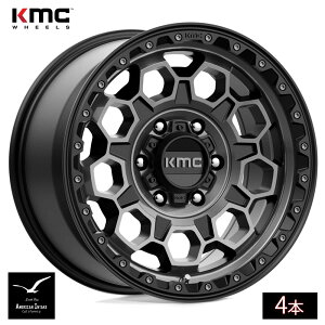 KMC �z�C�[�� KM545 TREK | SATIN BLACK W/ GRAY TINT ( 4�{ )