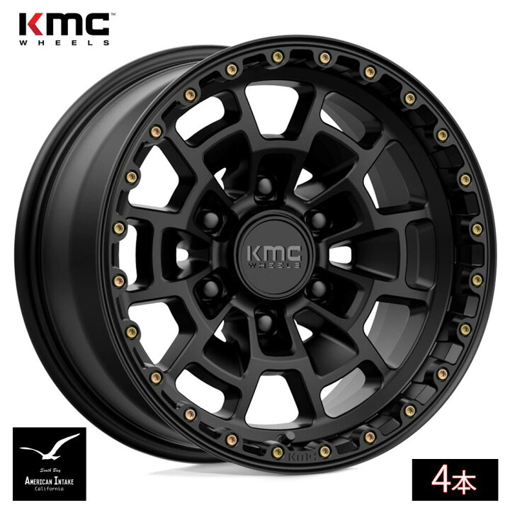 楽天市場】KMC ホイール KM718 SUMMIT | SATIN BLACK ( 4本 