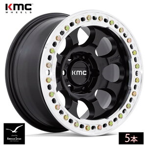 KMC zC[ KM237 RIOT BEADLOCK | SATIN BLACK W/ MACHINED RING ( 5{ )