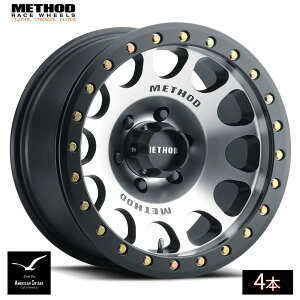 Method Race Wheels ���\�b�h �z�C�[�� 105 Beadlock | MACHINED - MATTE BLACK RING ( 4�{ )