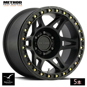 Method Race Wheels \bh zC[ 106 Beadlock | MATTE BLACK ( 5{ )