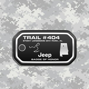 Badge of Honor obWIuIi[ Alabama Stony Lonesome OHV Park Trail #404 AJ { W[vobW