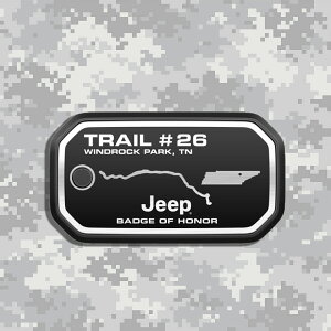 Badge of Honor �o�b�W�I�u�I�i�[ Tennessee Windrock Park Trail #26 �e�l�V�[ �E�B���h���b�N�E�p�[�N �A�����J �{�� �W�[�v�o�b�W