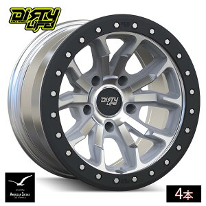 Dirty life Wheels �_�[�e�B�[���C�t �z�C�[�� DT-1 9303 | MACHINED W/SIMULATED BEADLOCK RING ( 4�{ )