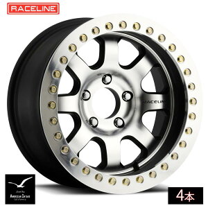 Raceline Wheels ���[�X���C�� �z�C�[�� RT260-AL AVENGER BEADLOCK | MACHINED BLACK W/MACHINED RING ( 4�{ )