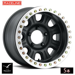 Raceline Wheels [XC zC[ RT231-AL MONSTER BEADLOCK | BLACK W/MACHINED RING ( 5{ )