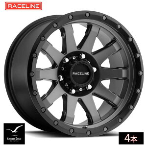 Raceline Wheels ���[�X���C�� �z�C�[�� 934G Clutch | Gun Metal w/ Black ring ( 4�{ )