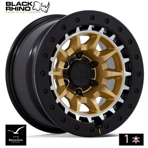 BLACK RHINO �u���b�N���C�m �z�C�[�� BR016 TUSK | MATTE GOLD W/ MACHINED RING ( 4�{ )