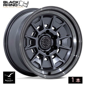 BLACK RHINO �u���b�N���C�m �z�C�[�� BR021 MONDO | MATTE GUNMETAL W/ GLOSS GRAY LIP ( 1�{ )