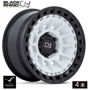 BLACK RHINO �u���b�N���C�m �z�C�[�� BARRAGE | GLOSS WHITE ON MATTE BLACK ( 4�{ )