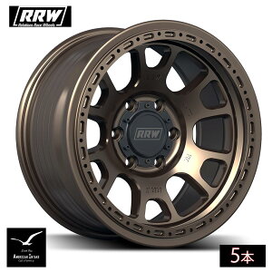 RRW �����[�V�������[�X�z�C�[�� RR5-H FLOW FORM Hybrid Beadlock | Matte Bronze ( 5�{ )