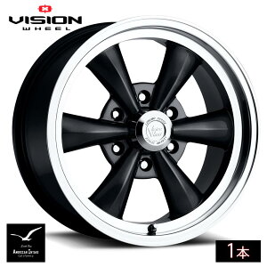 Vision Wheel �r�W�����z�C�[�� 141 Legend 6 | Gloss Black Machined Lip ( 1�{ )
