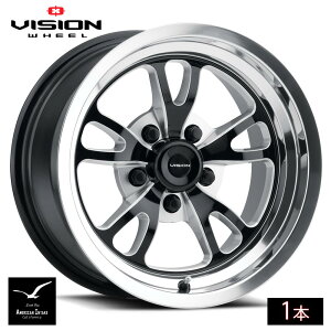 Vision Wheel rWzC[ 149 Patriot | Gloss Black Milled Spoke Polished Lip ( 1{ )