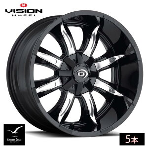 Vision Wheel rWzC[ 423 Manic | Gloss Black Machined Face ( 5{ )