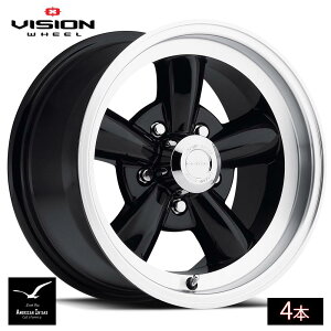 Vision Wheel �r�W�����z�C�[�� 141 Legend 5 | Gloss Black Machined Lip ( 4�{ )