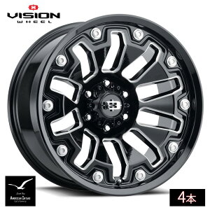 Vision Wheel rWzC[ 362 Armor | Gloss Black Milled Spoke ( 4{ )