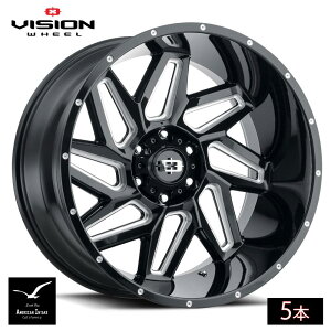 Vision Wheel �r�W�����z�C�[�� 361 Spyder | Gloss Black Milled Spoke ( 5�{ )