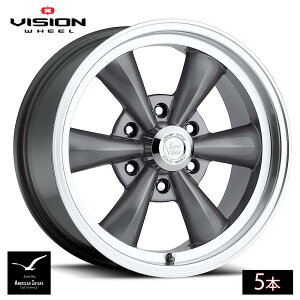 Vision Wheel �r�W�����z�C�[�� 141 Legend 6 | Gunmetal Machined Lip ( 5�{ )