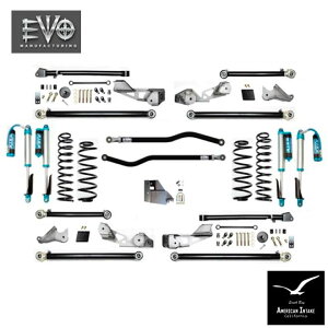 EVO Manufacturing 4.5 SUSPENSION KITS JLU HIGH CLEARANCE LONG ARM SUSPENSION SYSTEM PLUS W/ EVO SPEC KING SHOCKS ( 4 DOOR ONLY ) �T�X�y���V���� ���t�g�L�b�g JL�����O���[