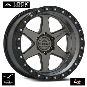 Lock Off Road Wheels ���b�N�I�t���[�h �z�C�[�� OLYMPUS | Matte Gray w/ Matte Black Ring ( 4�{ )