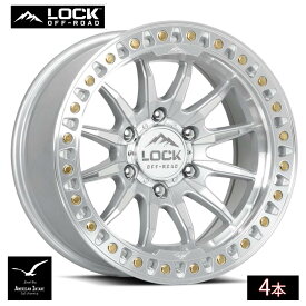 Lock Off Road Wheels ロックオフロード ホイール TRAIL | Machined w/ Clear Coat ( 4本 )