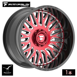 Fittipaldi Off Road FA07MBRM | GLOSS BLACK MACHINED FACE WITH RED TINT AND MILLED WINDOWS ( 1�{ )