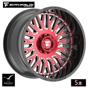 Fittipaldi Off Road FA07MBRM | GLOSS BLACK MACHINED FACE WITH RED TINT AND MILLED WINDOWS ( 5�{ )