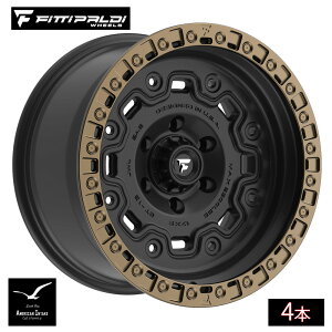 Fittipaldi Off Road FT100BZ | SATIN BLACK WITH BRONZE RING ( 4�{ )