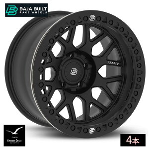 Baja Built �o�n�r���g Lite Brite Outlaw Forged Beadlock | Matt Black (black ring & black bolts) �t�H�[�W�h�b���z�C�[�� ( 4�{ )