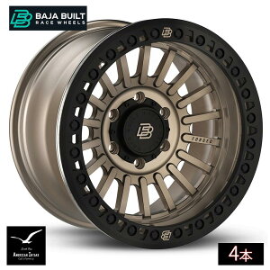 Baja Built �o�n�r���g Maverick Forged Beadlock | Satin Bronze (black ring & black bolts) �t�H�[�W�h�b���z�C�[�� ( 4�{ )