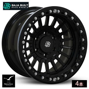 Baja Built �o�n�r���g Maverick Forged Beadlock | Glossy Black (black ring & aluminum bolts) �t�H�[�W�h�b���z�C�[�� ( 4�{ )
