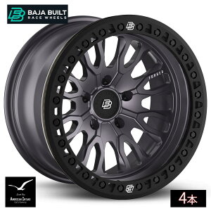 Baja Built �o�n�r���g Renegade Forged Beadlock | Satin Graphite (black ring & black bolts) �t�H�[�W�h�b���z�C�[�� ( 4�{ )