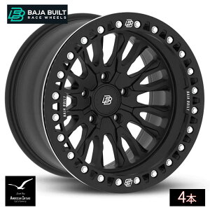 Baja Built �o�n�r���g Renegade Cast Beadlock | Matt Black (black ring & aluminum bolts) �L���X�g�z�C�[�� ( 4�{ )
