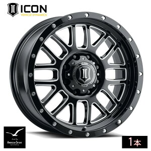 ICON VEHICLE DYNAMICS �A�C�R�� �r�[�N�� �_�C�i�~�N�X Alpha | GLOSS BLACK / MILLED WINDOWS ( 1�{ )