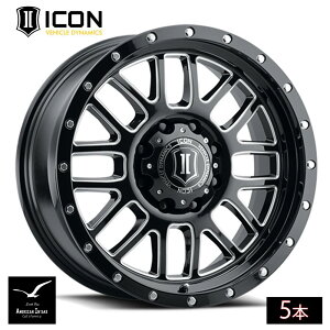 ICON VEHICLE DYNAMICS �A�C�R�� �r�[�N�� �_�C�i�~�N�X Alpha | GLOSS BLACK / MILLED WINDOWS ( 5�{ )