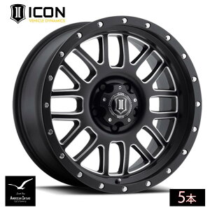 ICON VEHICLE DYNAMICS �A�C�R�� �r�[�N�� �_�C�i�~�N�X Alpha | SATIN BLACK/MILLED WINDOWS ( 5�{ )