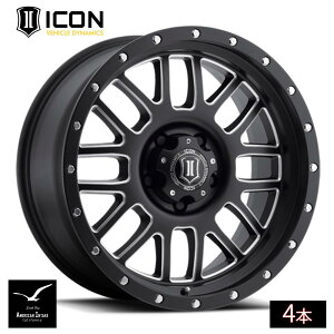 ICON VEHICLE DYNAMICS �A�C�R�� �r�[�N�� �_�C�i�~�N�X Alpha | SATIN BLACK/MILLED WINDOWS ( 4�{ )