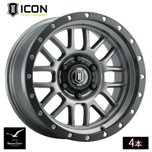 ICON VEHICLE DYNAMICS �A�C�R�� �r�[�N�� �_�C�i�~�N�X Alpha | GUN METAL ( 4�{ )