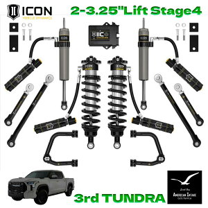 ICON VEHICLE DINAMICS 3rd�^���h�� ���t�g�L�b�g�b2-3.25 Stage 4�b3.0 Suspension System (Tubular) K53214T