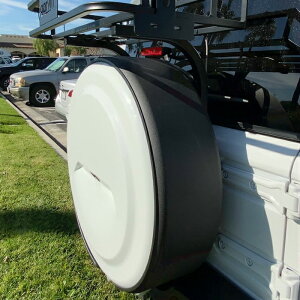 スペアタイヤカバー ジープ JEEP JL ラングラー用 ボディー同色ディスク+テクスチャードブラックリング ハードケース