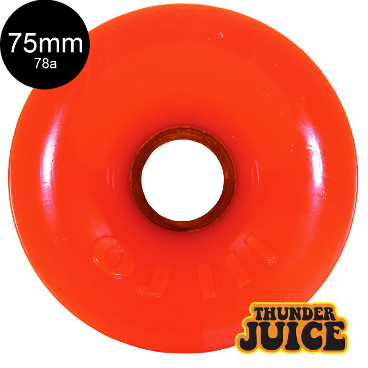 楽天市場】オージェイウィール OJ WHEELS75mm THUNDER JUICE 78A 