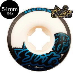 OJ WHEELS オージェイウィール54mm ELITE EZ EDGE 101A TEAM WHEELSハードウィール(4個セット)スケートボード エリート イージーエッジ スケボー sk8 skateboard タイヤ ローラー 車輪 トリック スライド グラインド【2008】