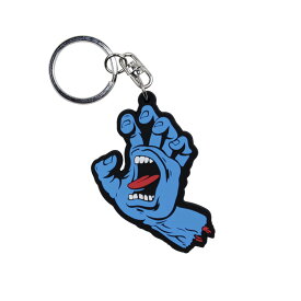 SANTA CRUZ サンタクルーズSCREAMING HAND RUBBER KEYCHAIN BLACKキーチェーン ブラック キーホルダー スクリーミングハンド かわいい プレゼント グッズ スケートボード スケボー ストリート sk8 skateboard【20SS】(CP)