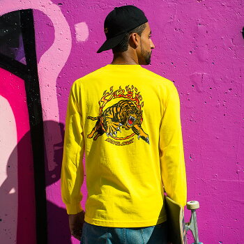 SALBA TIGER REGULAR L/S SHIRT MENS YELLOW