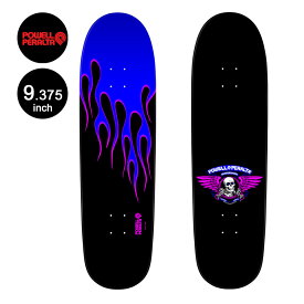 POWELL PERALTA パウエル・ペラルタスケボー デッキ 9.375 NITRO HOT ROD FLAMES BLUE/BLACK DECK SHAPE 94オールドスクール ストリート sk8 skateboard 板【2304】