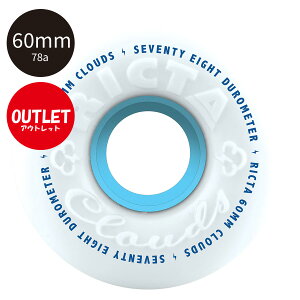 N^ RICTA60mm CLOUDS 78A WHEELS\tgEB[(4Zbg)NEY N[U[ tB}[ XP[g{[h XP{[ sk8 skateboard ^C [[ ԗ Â y2109z