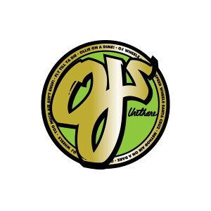 �I�[�W�F�C�E�B�[�� OJ WHEELS3in x 3in OJ OLLIE ON DIME STICKER�X�e�b�J�[ �f�J�[�� �V�[�� �X�P�[�g�{�[�h �X�P�{�[ sk8 skateboard